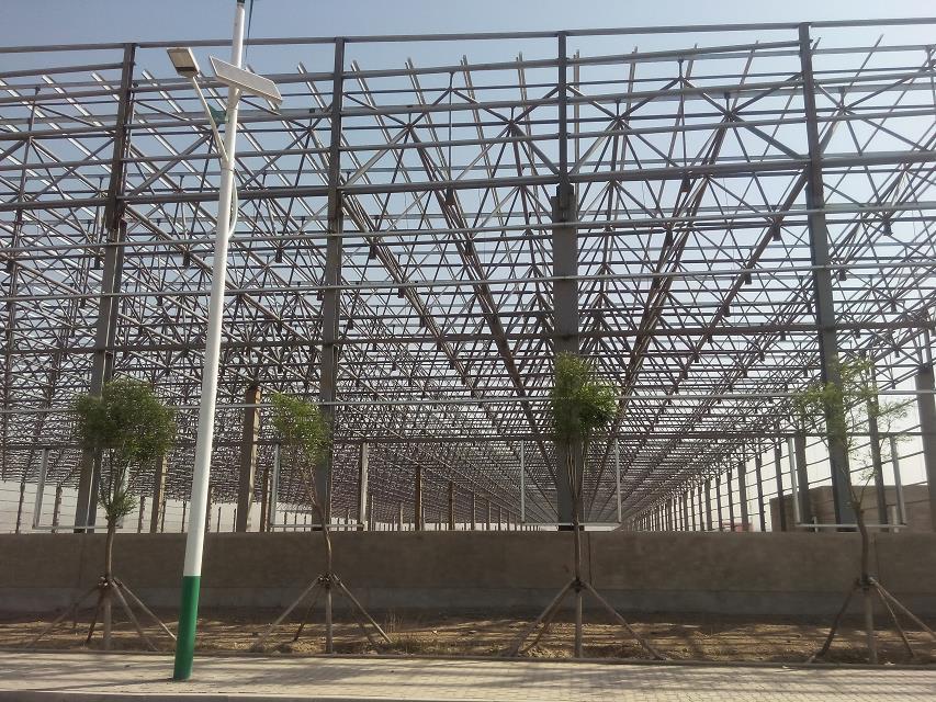 永济汽车工业厂房网架