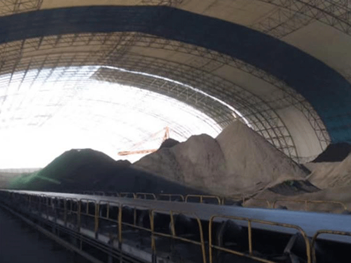 永济煤棚料仓网架